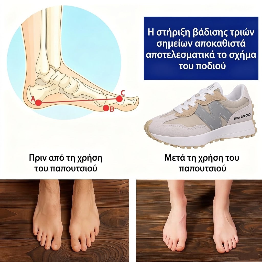 Τελευταία μέρα! 70% έκπτωση! ✅ Ορθοπεδικά ιατρικά υποδήματα σχεδιασμένα ειδικά για άτομα με προβλήματα στα πόδια, για την ανακούφιση από πόνους στην πλάτη, τις αρθρώσεις και τα πόδια