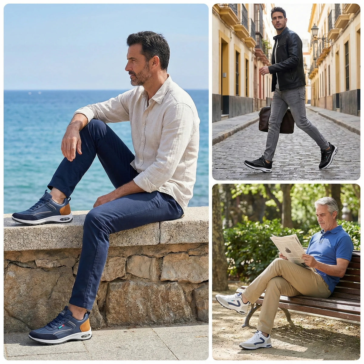 ⏰ Τελευταία μέρα! Έκπτωση 30%! ✅ Άνετα παπούτσια από γνήσιο δέρμα με υποστήριξη καμάρας για ανακούφιση από τον πόνο – εργονομικός σχεδιασμός 🎉 Χειροποίητα – αδιάβροχα και αντιολισθητικά.