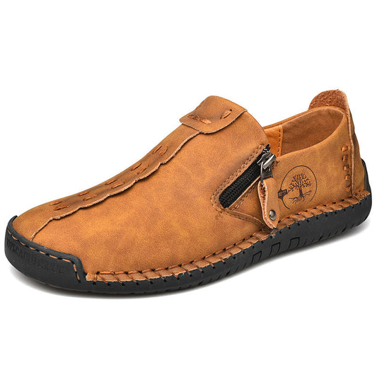 【🎉 60% de descuento por tiempo limitado, solo hoy. ¡No te lo pierdas!】 - Zapatos ortopédicos para hombre hechos con piel de becerro australiana. 👞 Caminata cómoda y alivio del dolor ✅（副本）